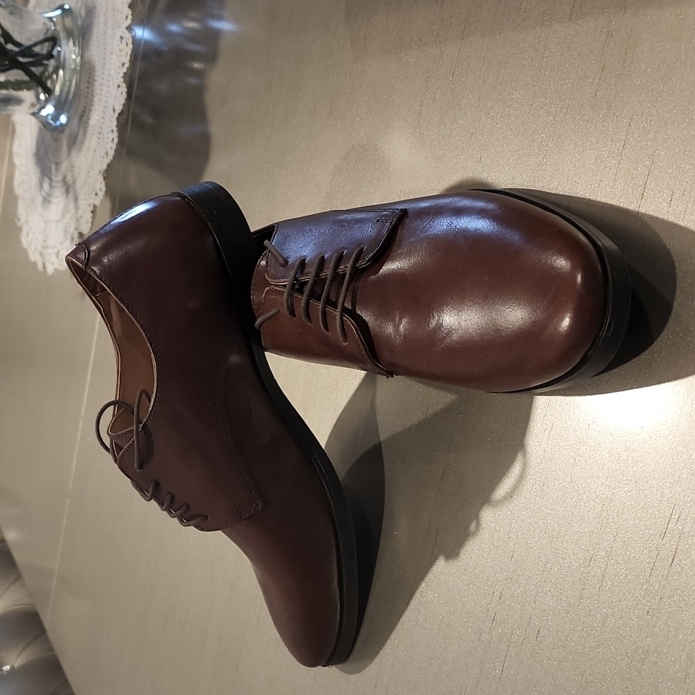 Asos Highbury leather men's oxford derby shoes size UK 8